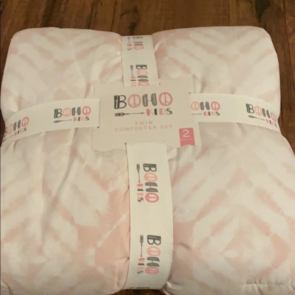 Boho kids twin comforter set super soft tie dye Comes with one comforter